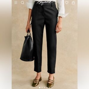Sezane Black Pants - Gustavo Trousers